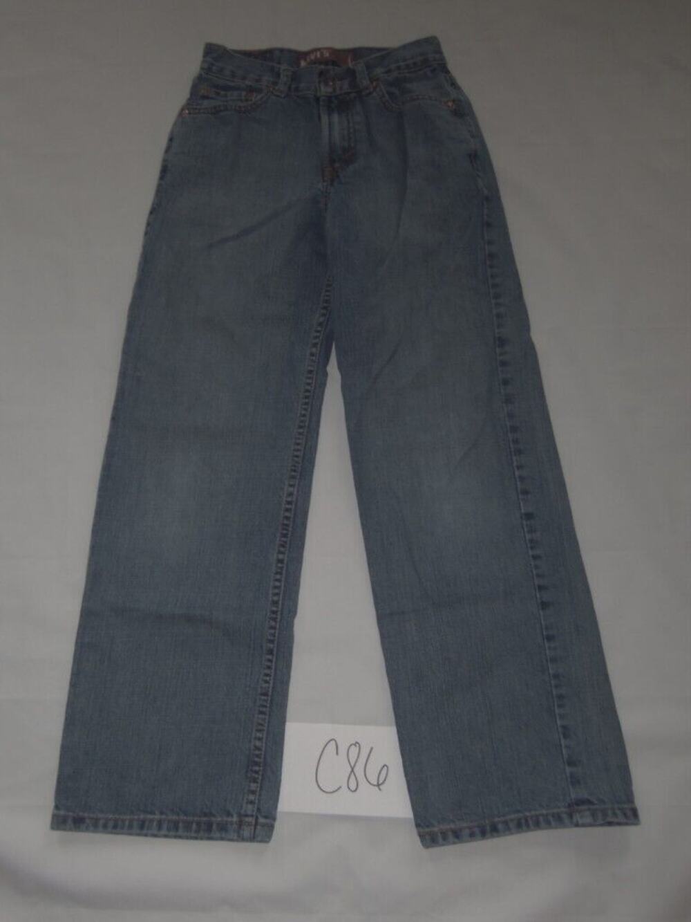 Levis Blue Jeans Size 12 Regular Loose Fit Boys -0212C85